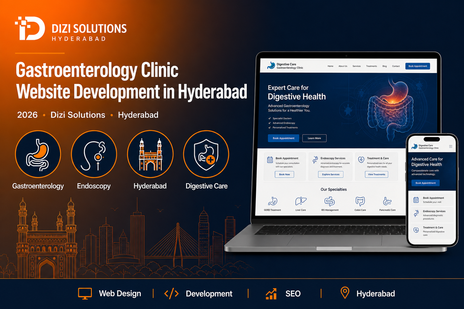 Gastroenterology Clinic Website Development in Hyderabad