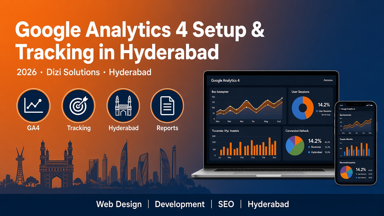 Google Analytics 4 Setup & Tracking in Hyderabad