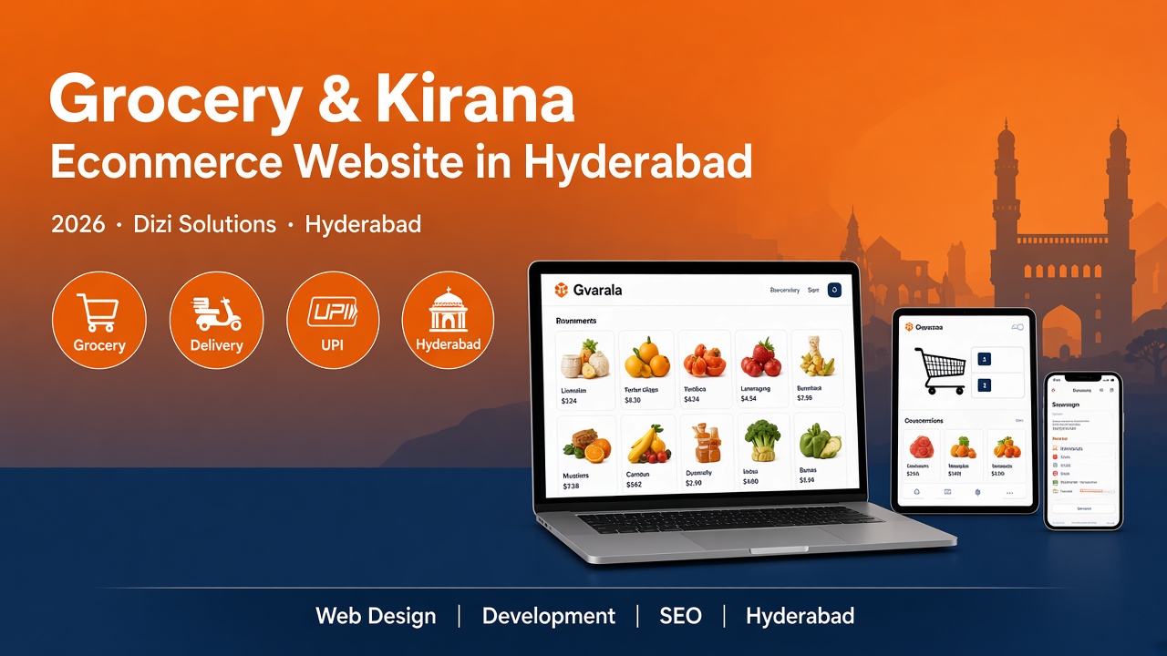 Grocery & Kirana Ecommerce Website in Hyderabad