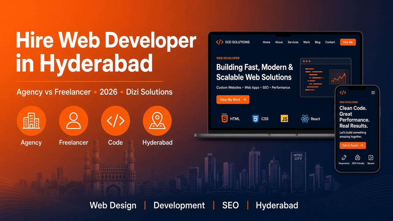 Hire Web Developer in Hyderabad — Agency vs Freelancer