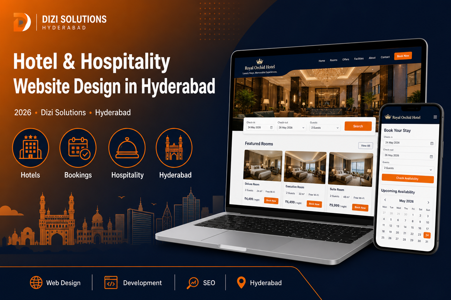 Hotel & Hospitality Website Design in Hyderabad