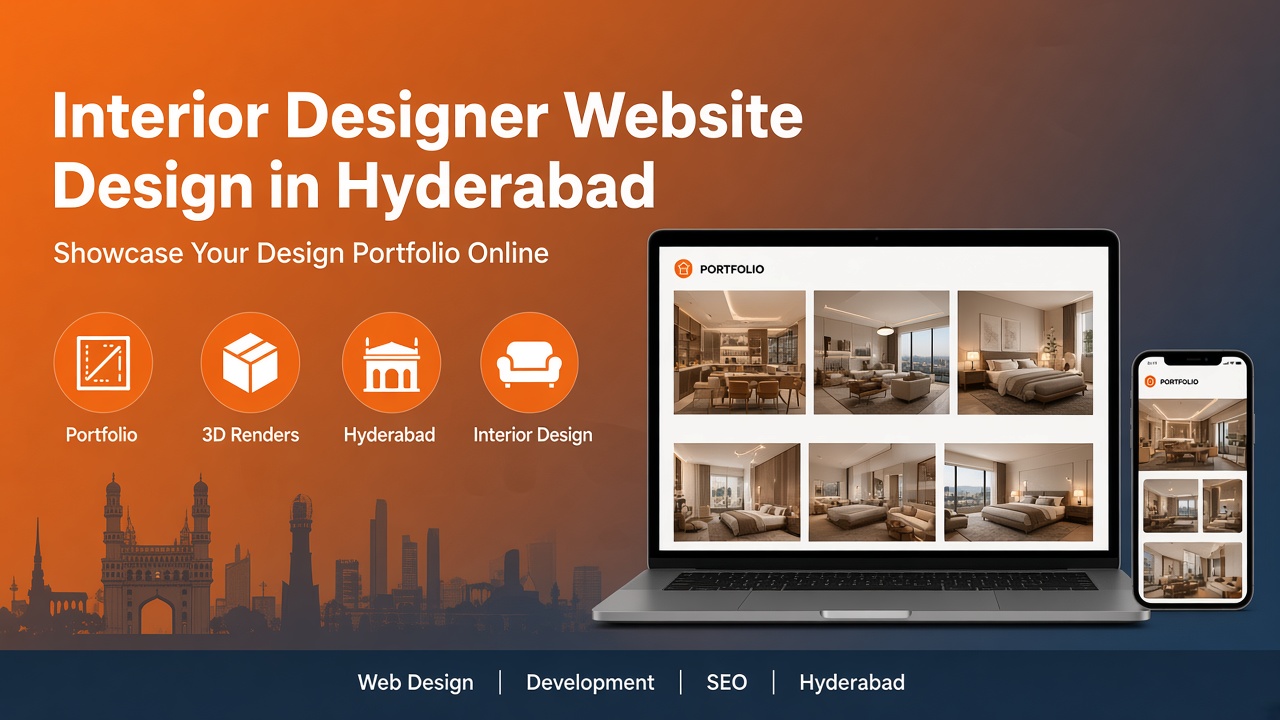 Interior Designer Website Design in Hyderabad