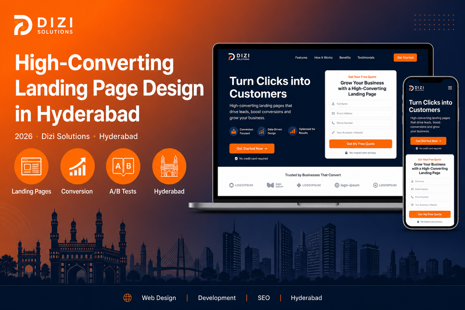 High-Converting Landing Page Design in Hyderabad