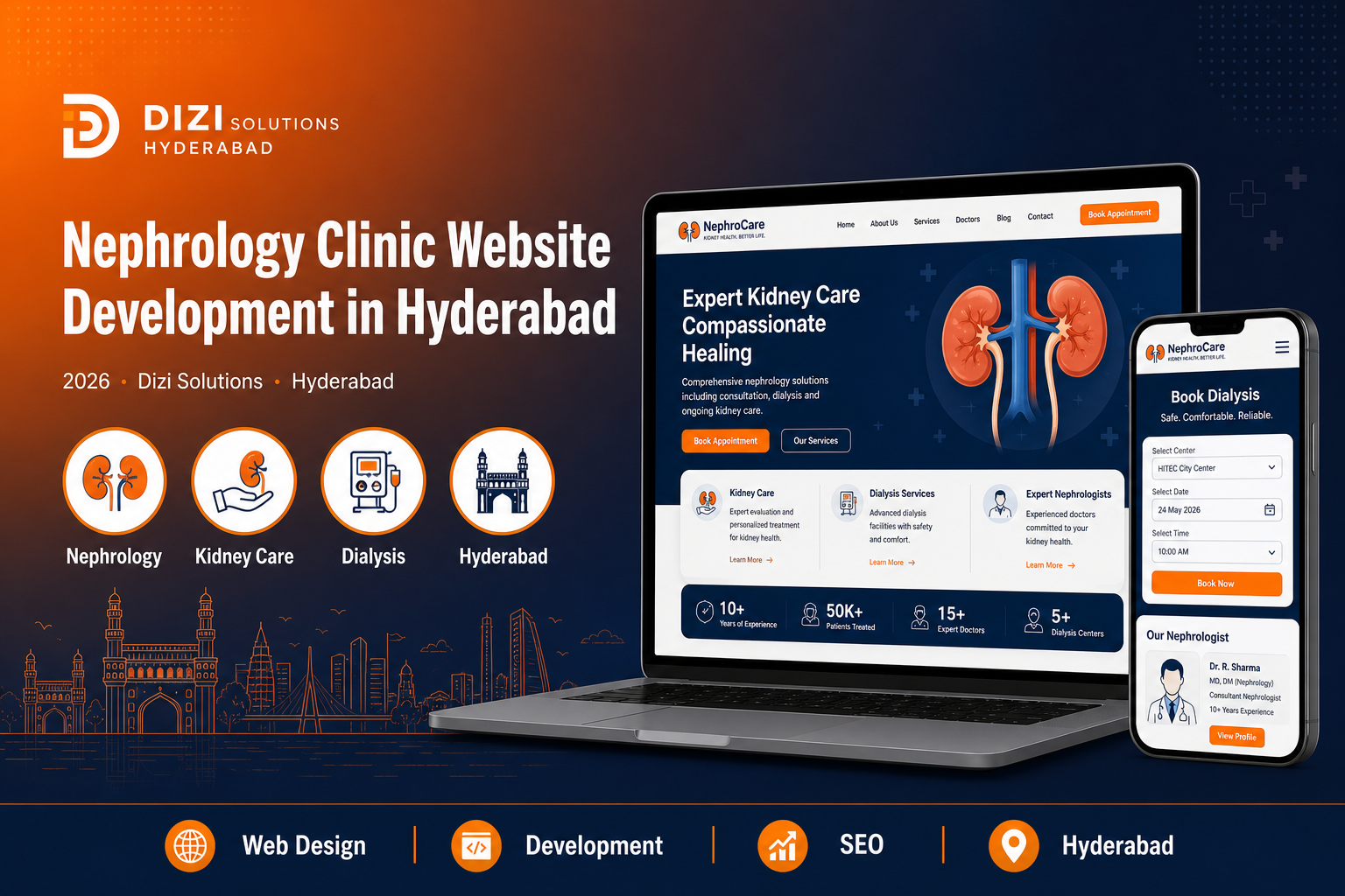 Nephrology Clinic Website Development in Hyderabad