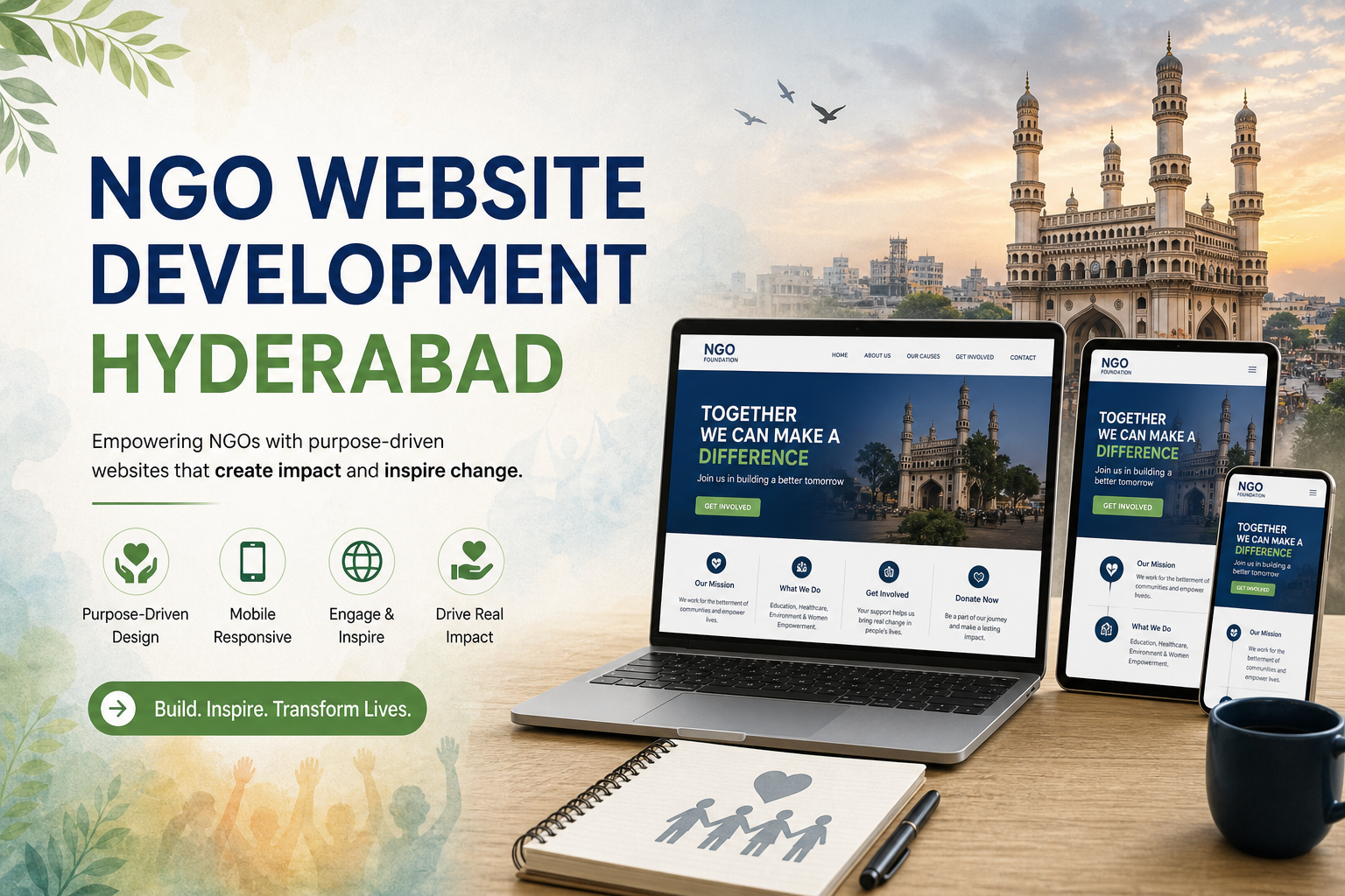 NGO Website Development in Hyderabad