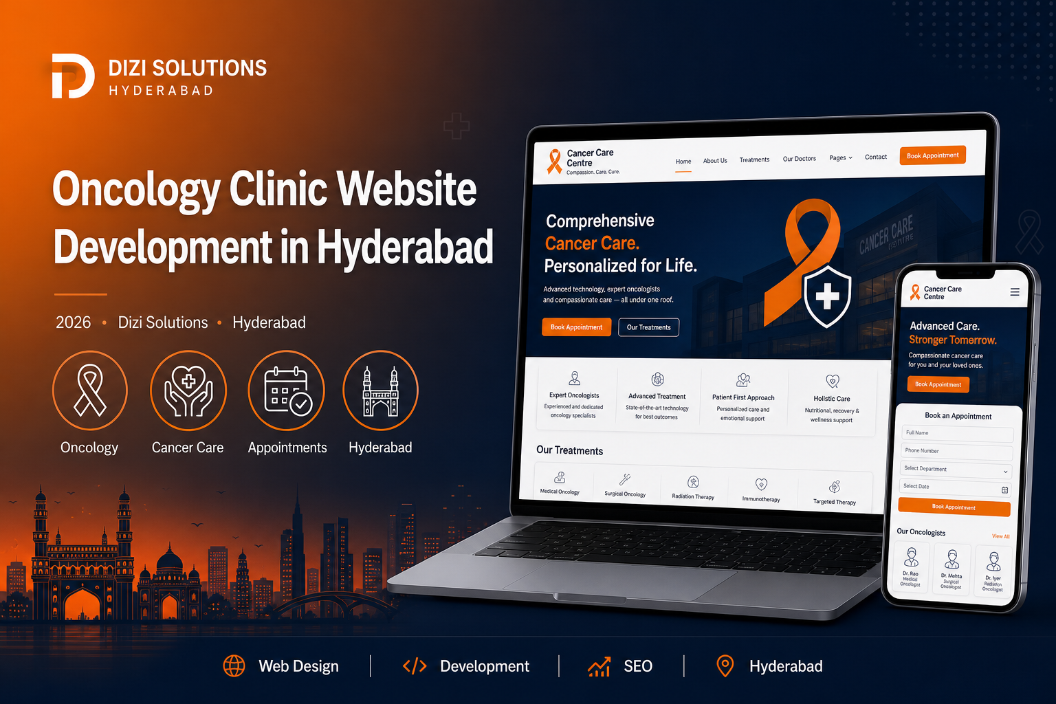 Oncology Clinic Website Development in Hyderabad
