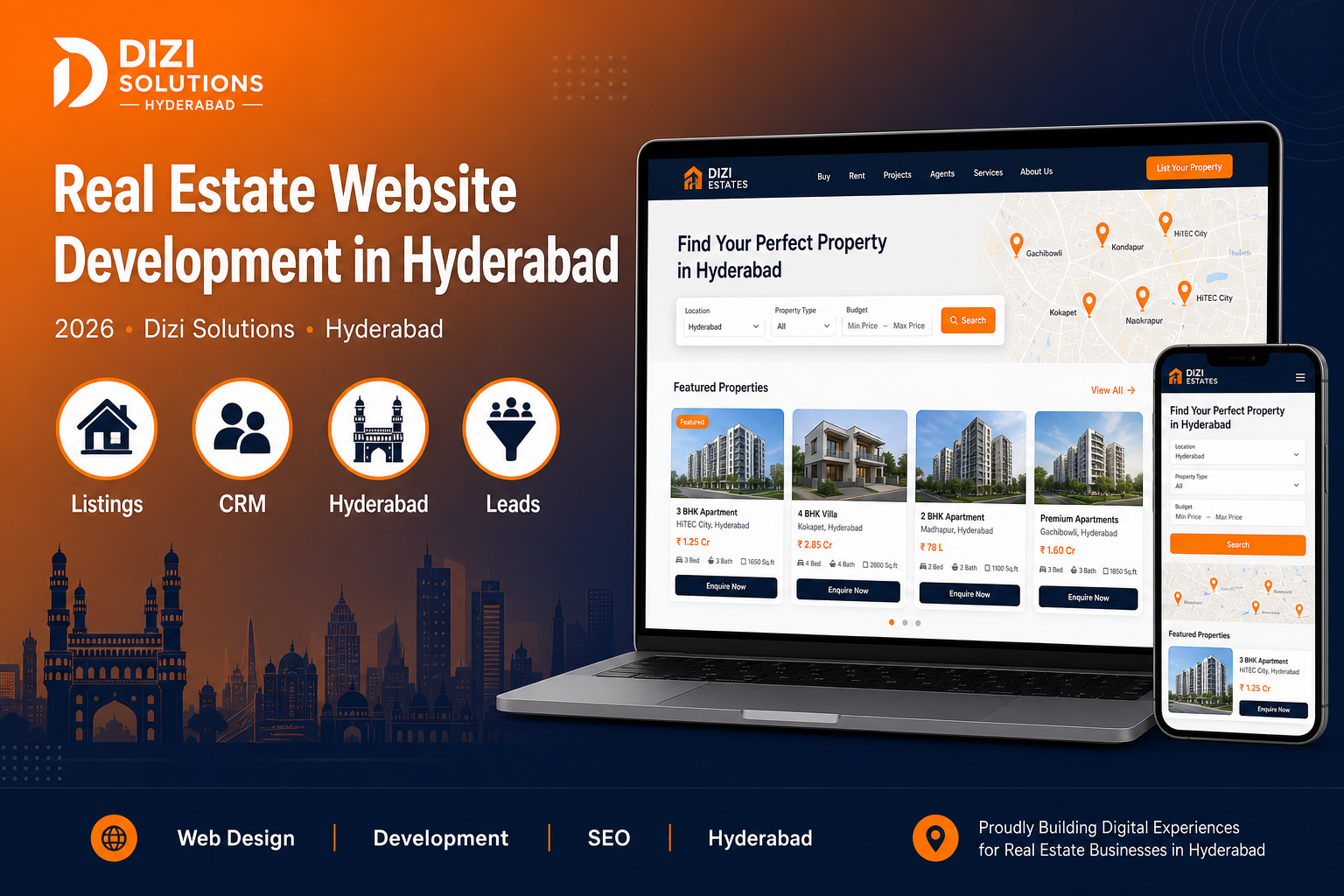Real Estate Website Development in Hyderabad