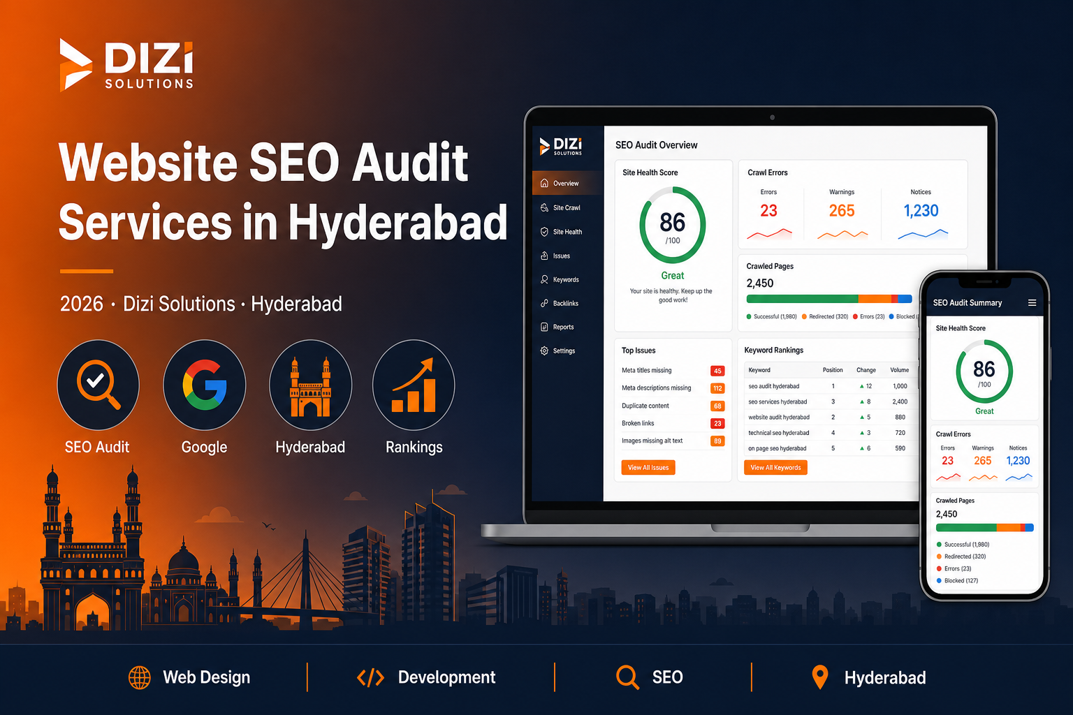 Website SEO Audit Services in Hyderabad