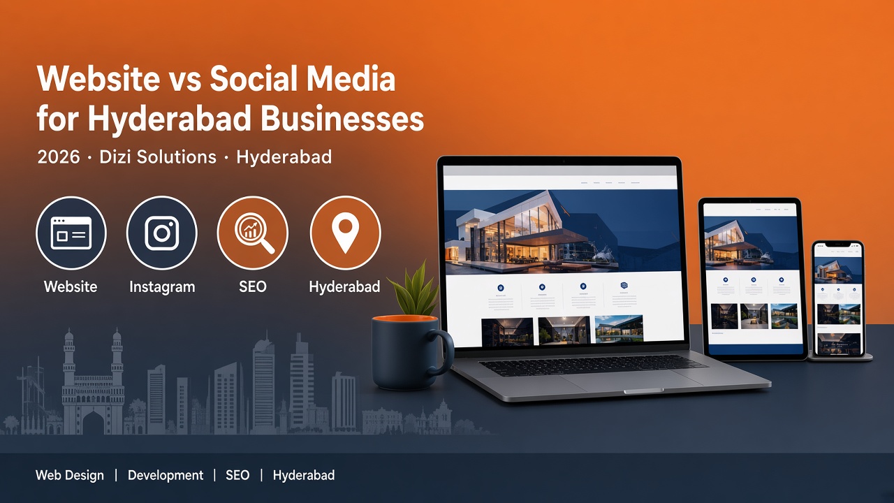 Website vs Social Media for Hyderabad Businesses