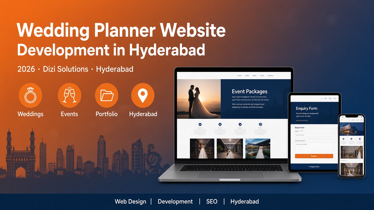 Wedding Planner Website Development in Hyderabad